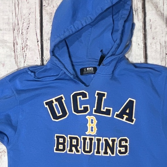 UCLA Bruins Blue Hoodie Pullover Womens Collegiate Sweatshirt - Picture 3 of 5